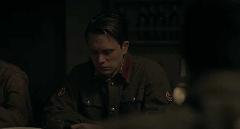 [soldiers laughing]