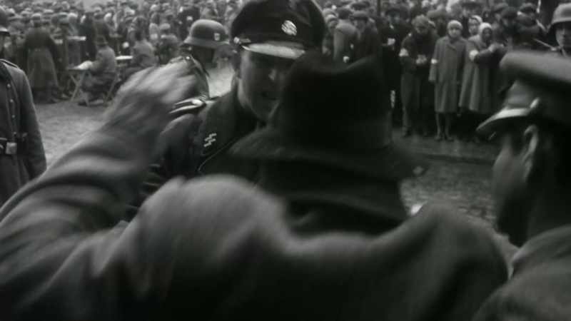 ( soldiers shouting in German )