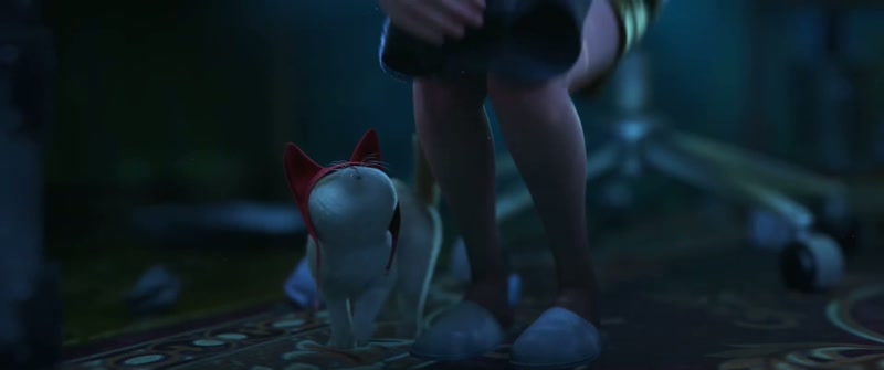 (solemn music) (cat meows)