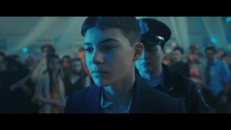 [♪ somber music playing] - [handcuffs click]
