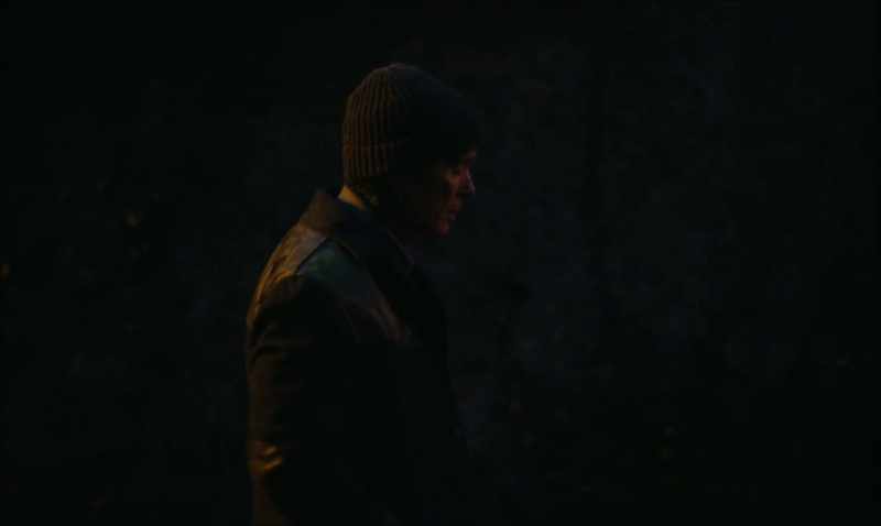 [somber music playing]