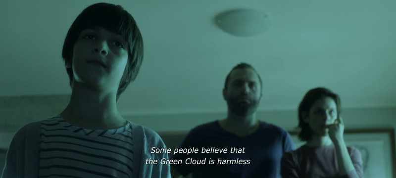 Some believe the green cloud is harmless