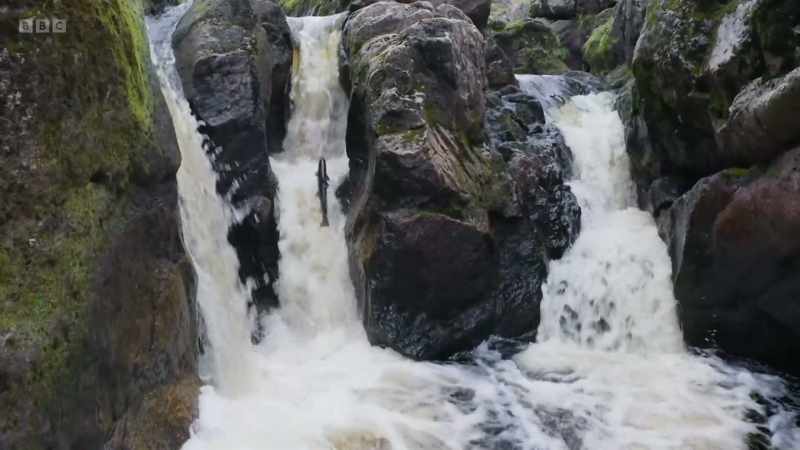 Some crash into the rocks