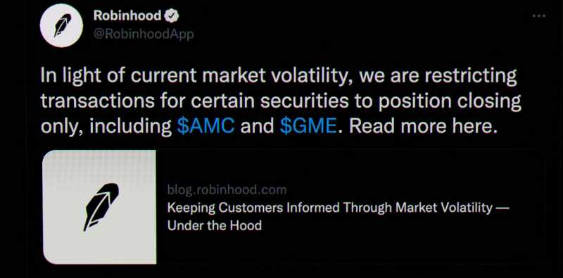 Some trading platforms, including Robinhood