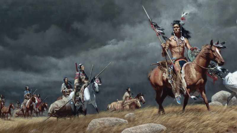 Some tribes left their permanent villages