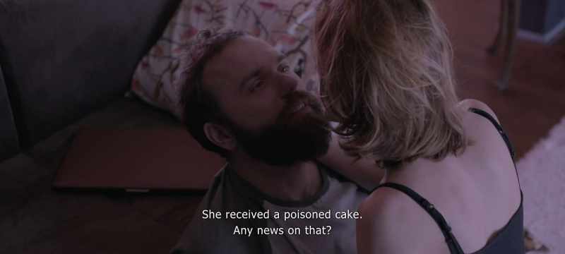 Someone sent her a poisoned cake