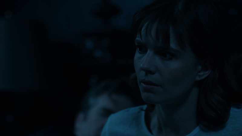 Something in the hall. - I didn't hear anything