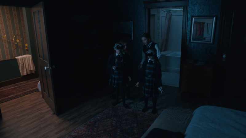 Something scary. - (GROWLING)