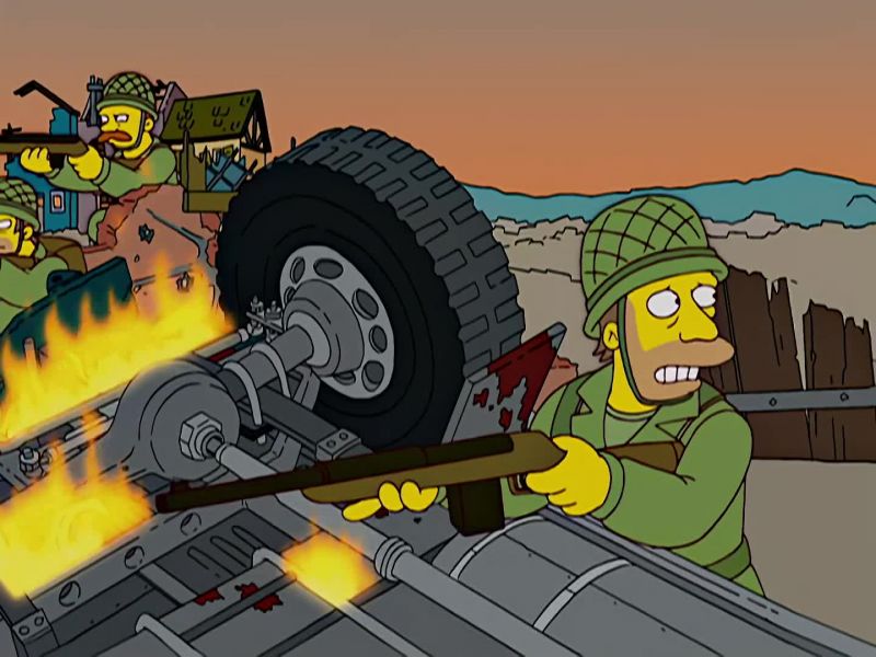 Somethin's comin', Sarge