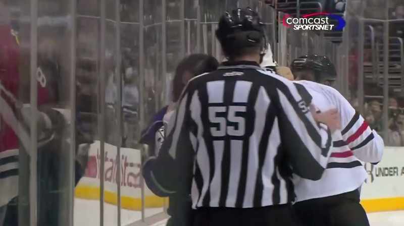 Sometimes even before the linesmen get in