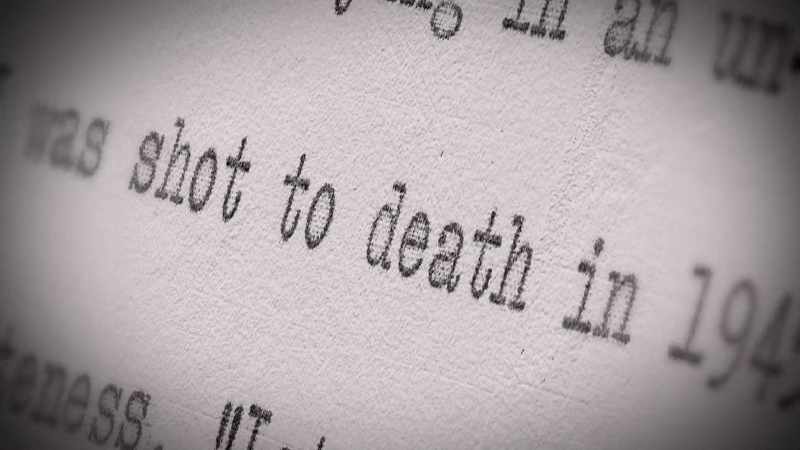Sometimes the narrator is already dead