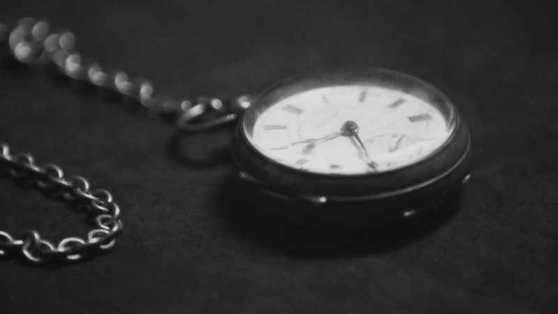 Sometimes it was with a pocket watch he had