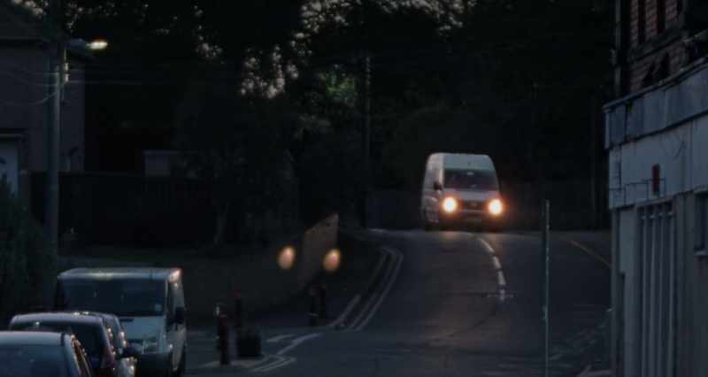 (song playing on van stereo)