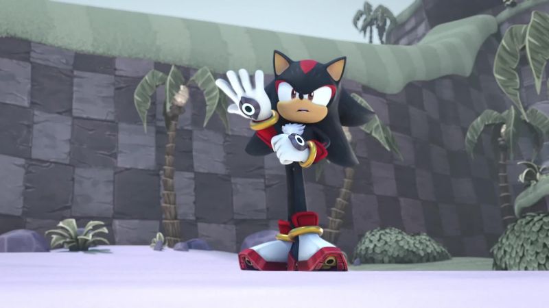 [Sonic spluttering]