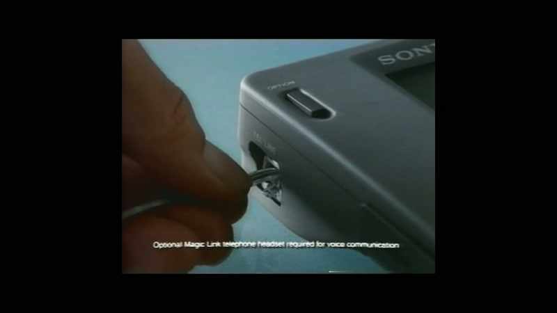 Sony Magic Link Intelligent Communicator. It clears your desk, it clears your mind.