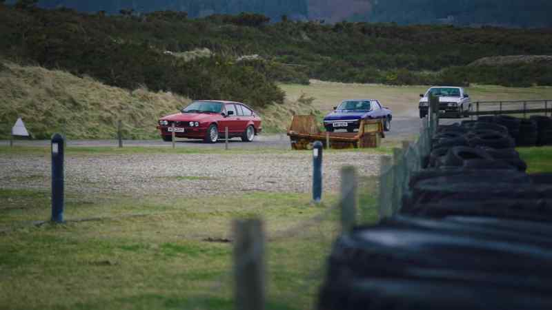 Soon, Hammond spotted a racetrack