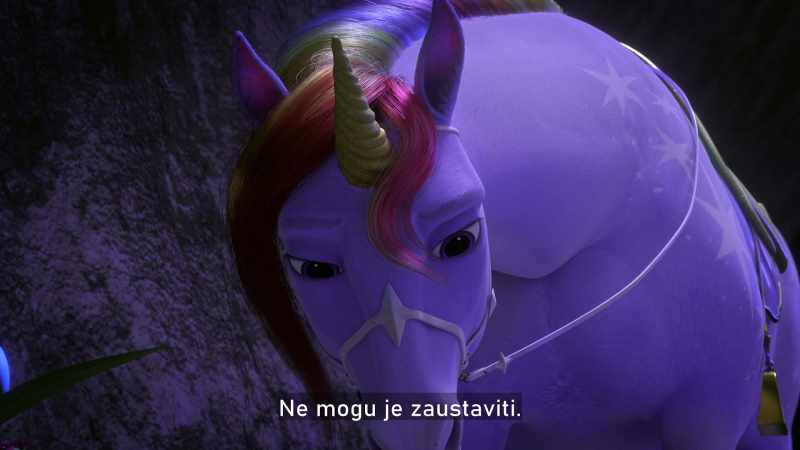 [Sophia cries] -[Wildstar whinnies]