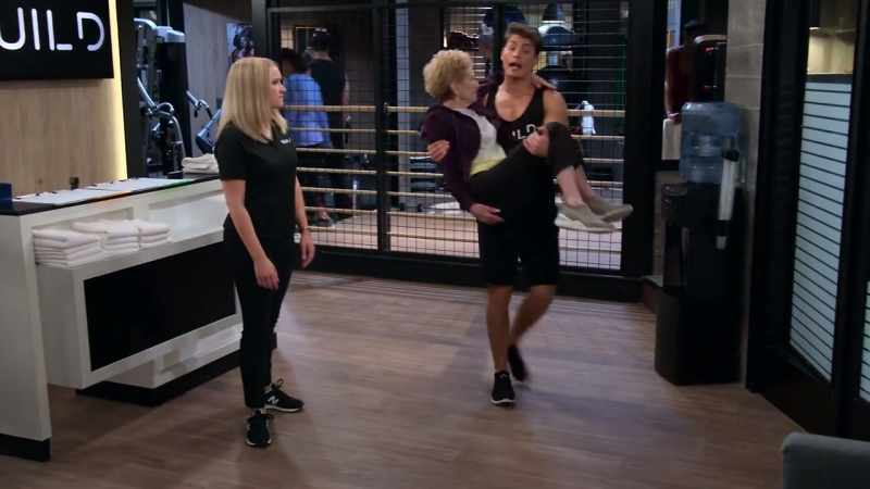 Sorry, Gladys, it's too dangerous to work your lats. today