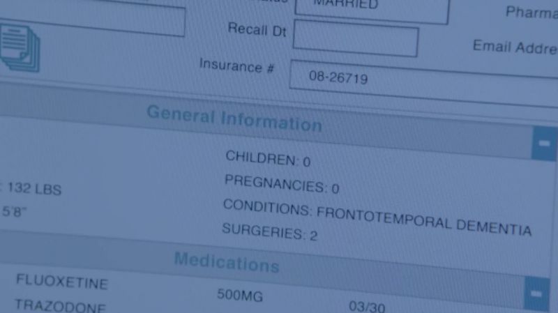 Sorry, guys. According to her medical records