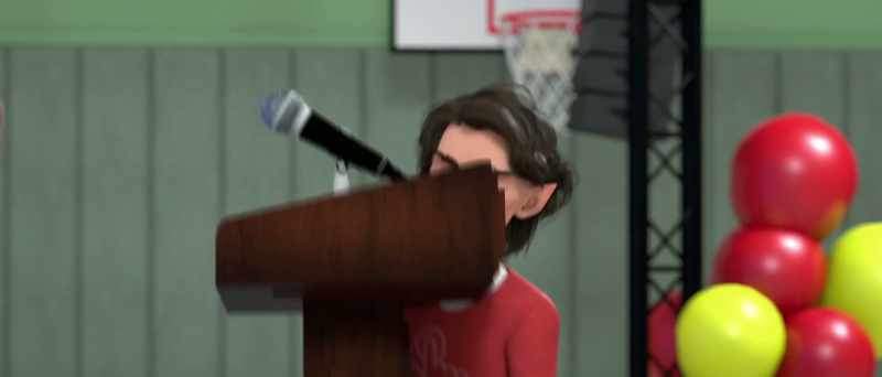Sorry, Principal Ashford, but the lighting's better here