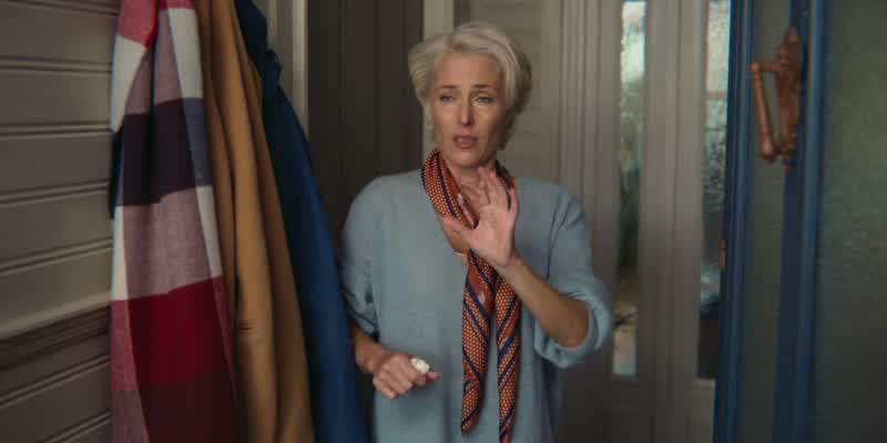 Sorry. It's okay. Hello! Are you a friend of Otis'? No, I'm here to pick up my father. You know, int
