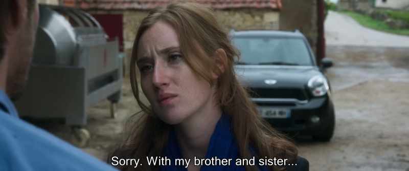 Sorry. With my brother and sister