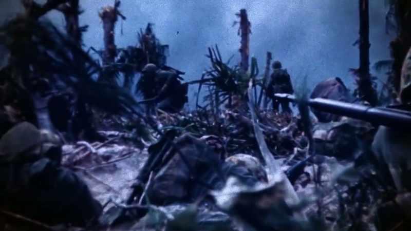 [sounds of warfare]