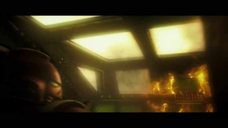 [Space Marine] Brace for im-- - [music stops]