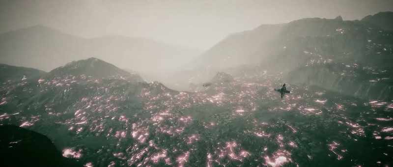 [spacecraft exploding]