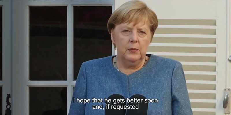 [ Speaking German ]