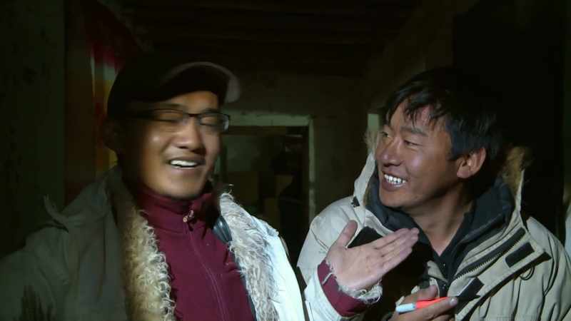 (SPEAKING LOCAL DIALECT)