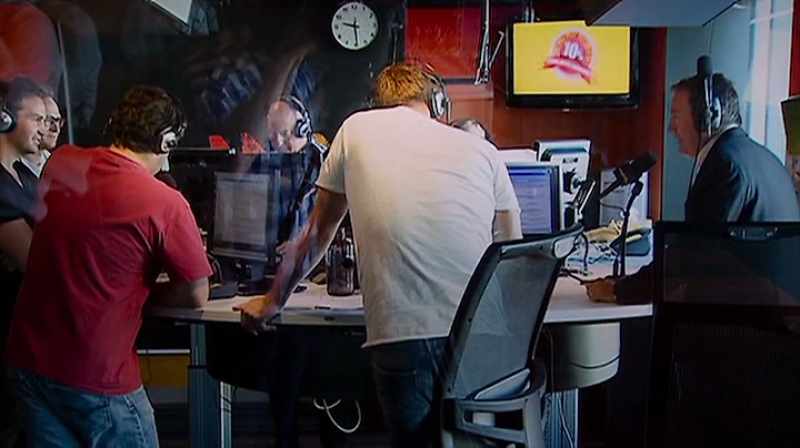 Speaking on breakfast radio