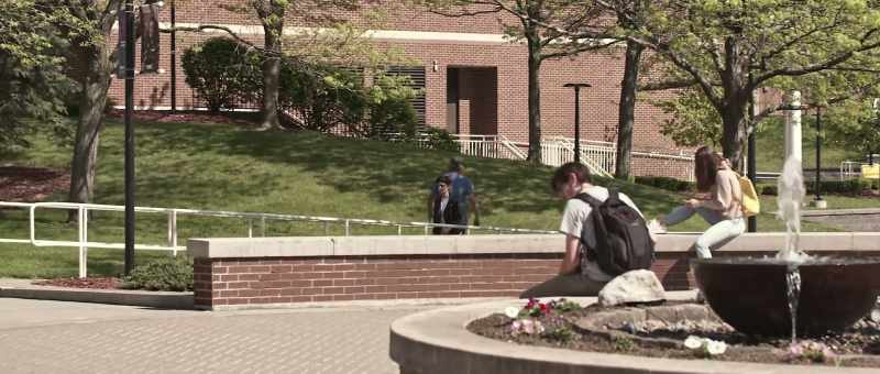 Spends her days on campus collecting money