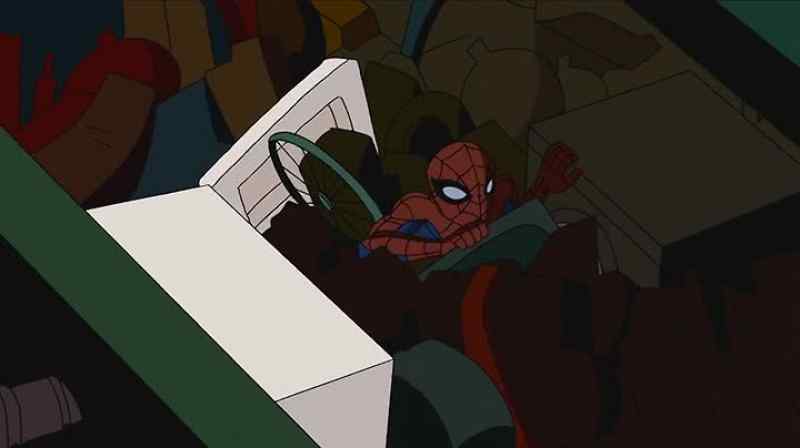 [SPIDER-MAN GRUNTING]