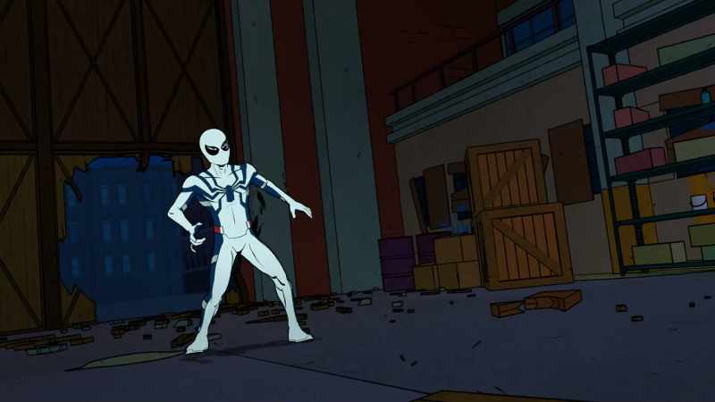[Spider-Man grunts]