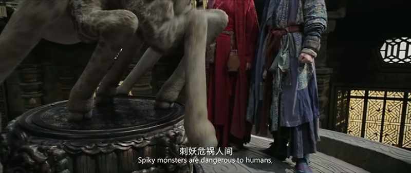 Spiky monsters are dangerous to humans