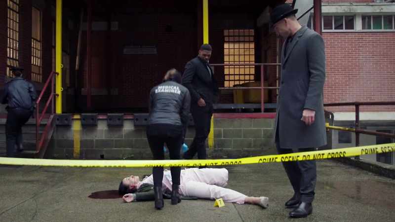 Spinal cord injuries suggest she folded on impact