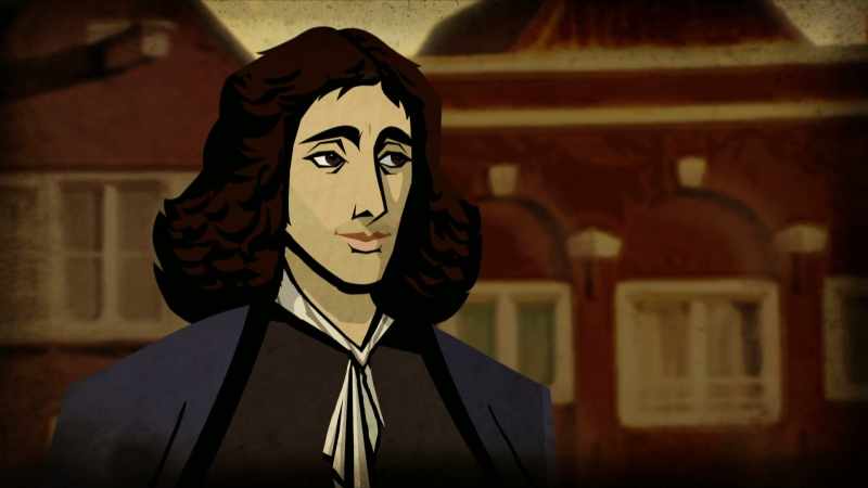 Spinoza accepted their punishment with dignity