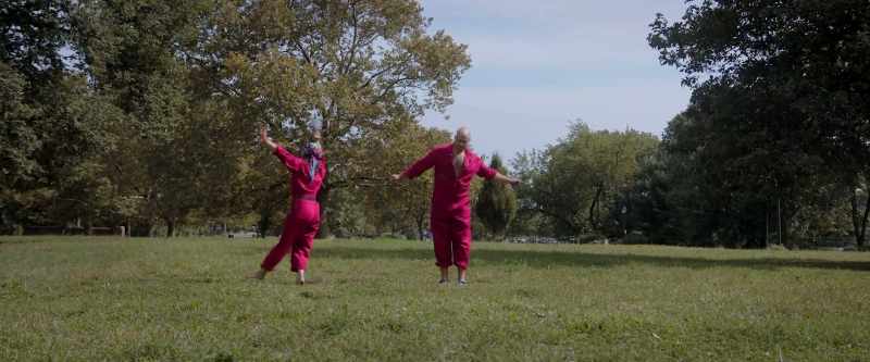 [spiritual music playing]