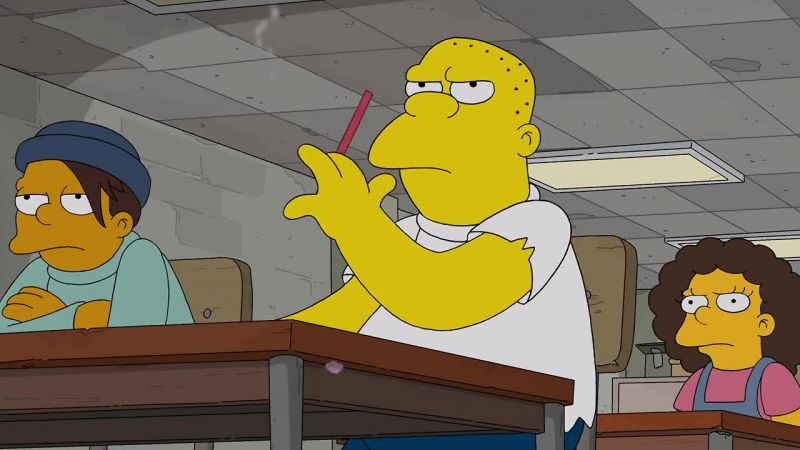 (spitball ricochets) - ♪ ♪