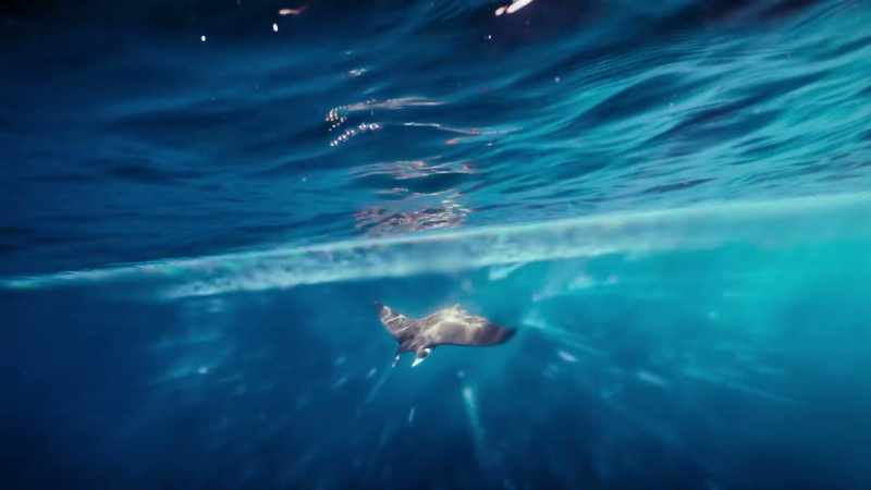 (SPLASHING) -More than two and a half miles away