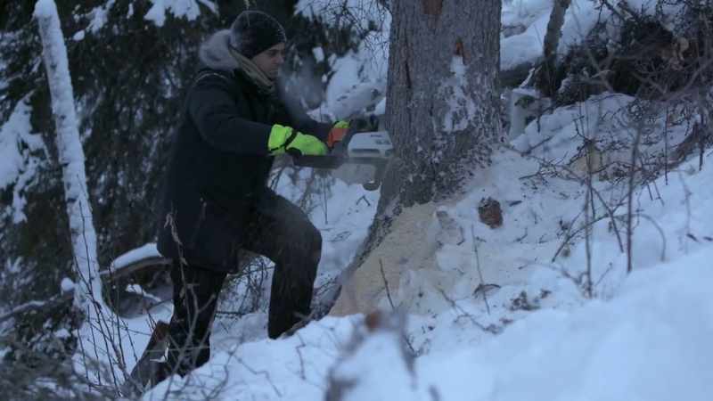 Splinters can go flying and stab into you and the back of