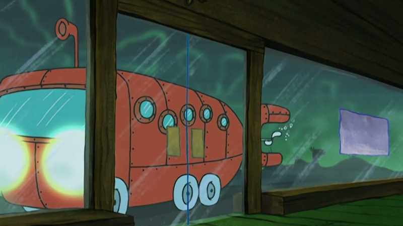 SpongeBob had been stranded and rock bottom before