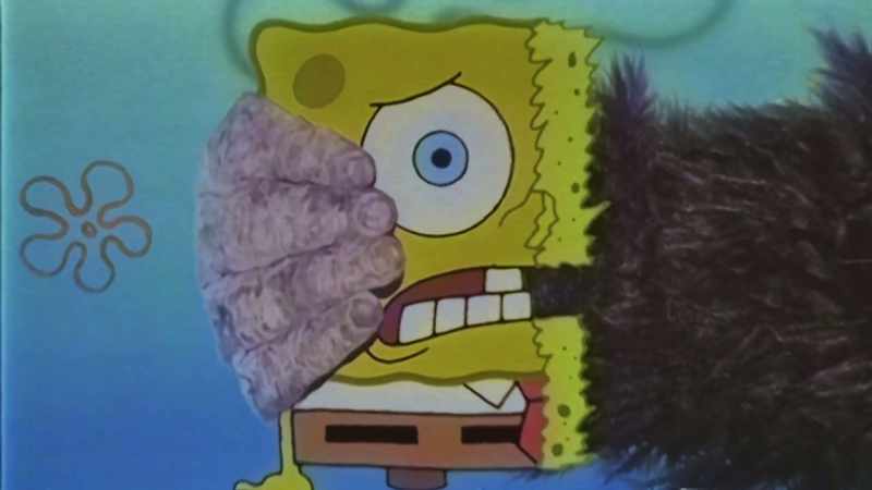 SpongeBob knew that if he didn't act fast