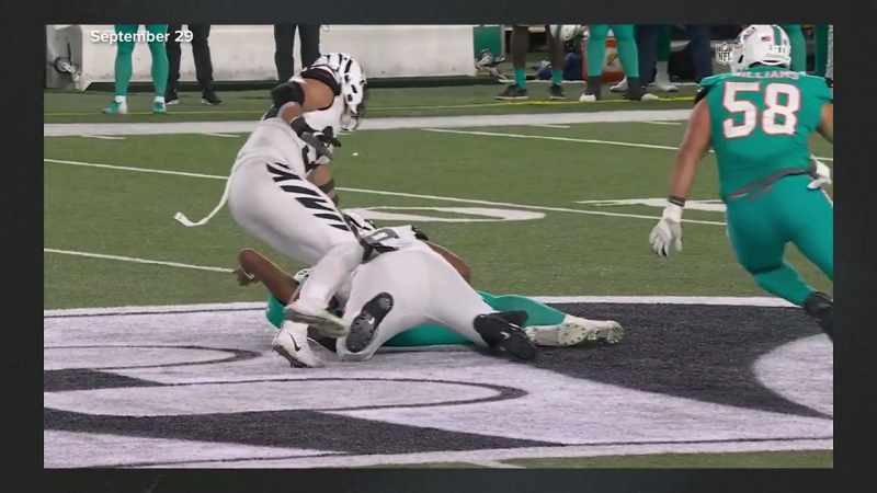 SPORTSCASTER: It's a neurological response to head trauma