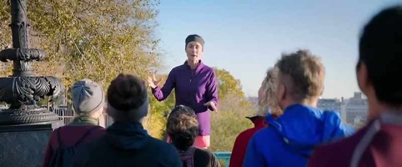 Springing for nine-minute miles