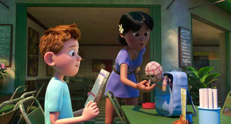 Sprite? Okay. So cute. -What did she say?
