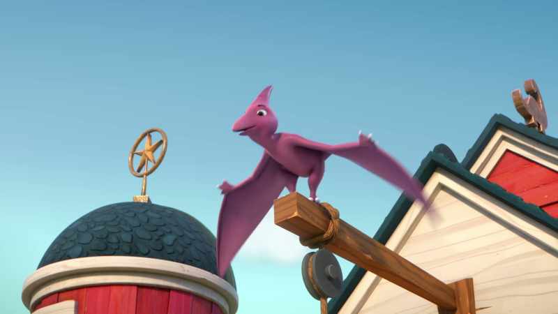 (squawking)