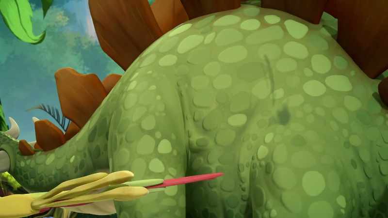 (Squawks) Tiny is going to make us a new Good Dino!