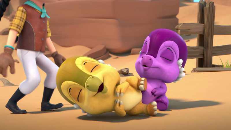 (squeaking happily)
